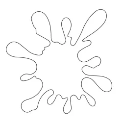 CADOX Adhésif Splash blanc