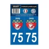 STICKZIF 2 Autocollants City 75 Paris -