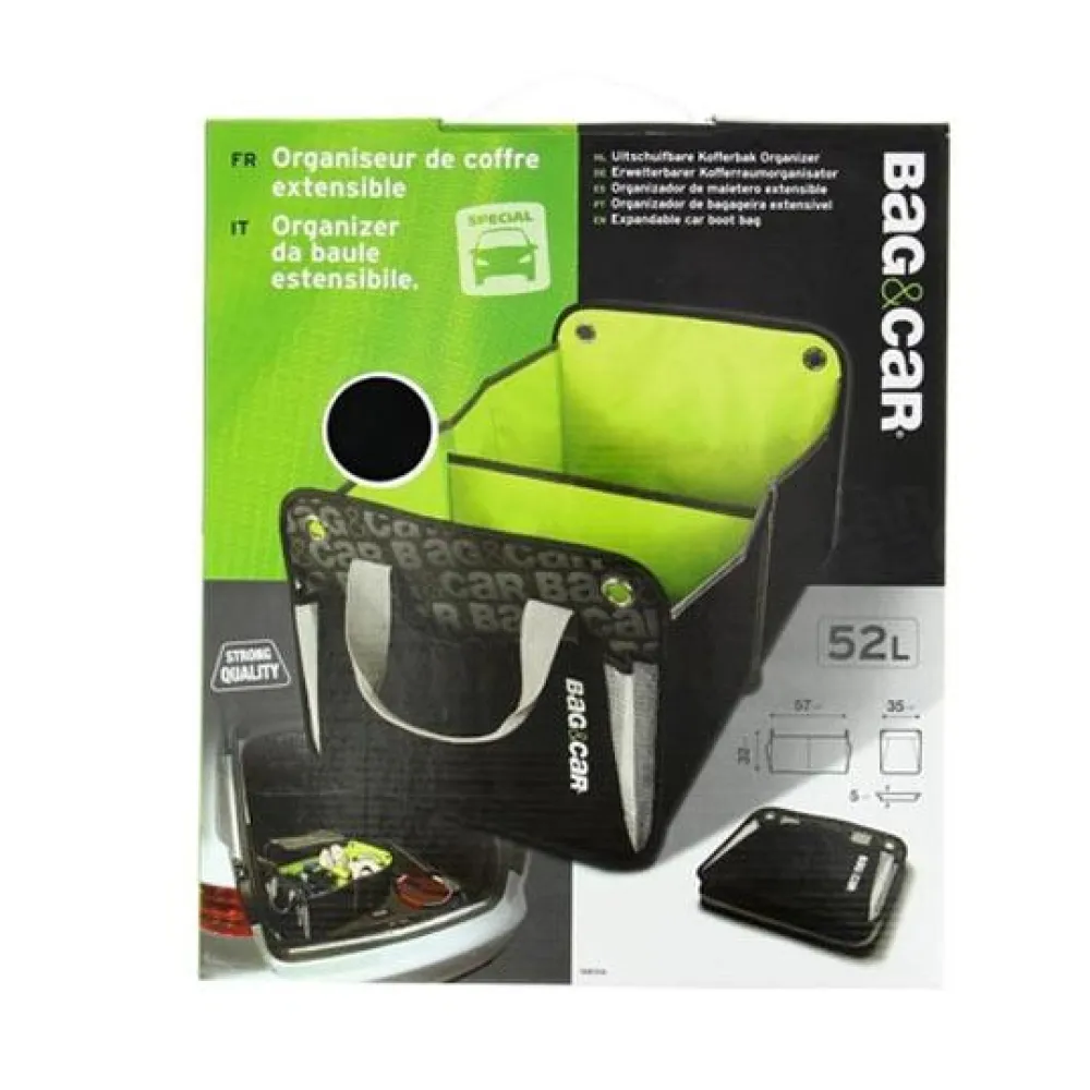 BAG&CAR organiseur de coffre extensible 52L