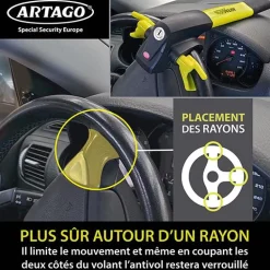 ARTAGO Bloque volant et alarme intelligente -