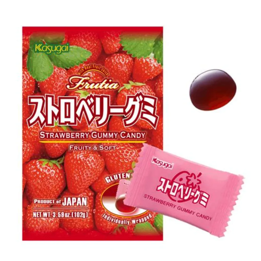 gummy Bonbons fraise kasugai - LXFRANCE