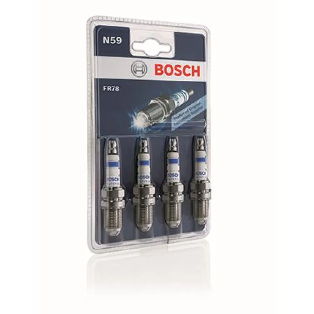 BOSCH FR78 (N59) - Bougies d'allumage Super 4 - Jeu de 4