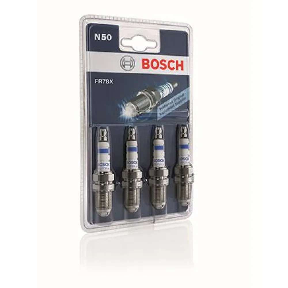BOSCH FR78X (N50) - Bougies d'allumage Super 4 - Jeu de 4