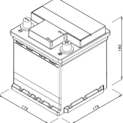BOSCH P0000 - Batterie auto - 44A/H 420A - technologie plomb-acide - Pour véhicules sans système Start&Stop