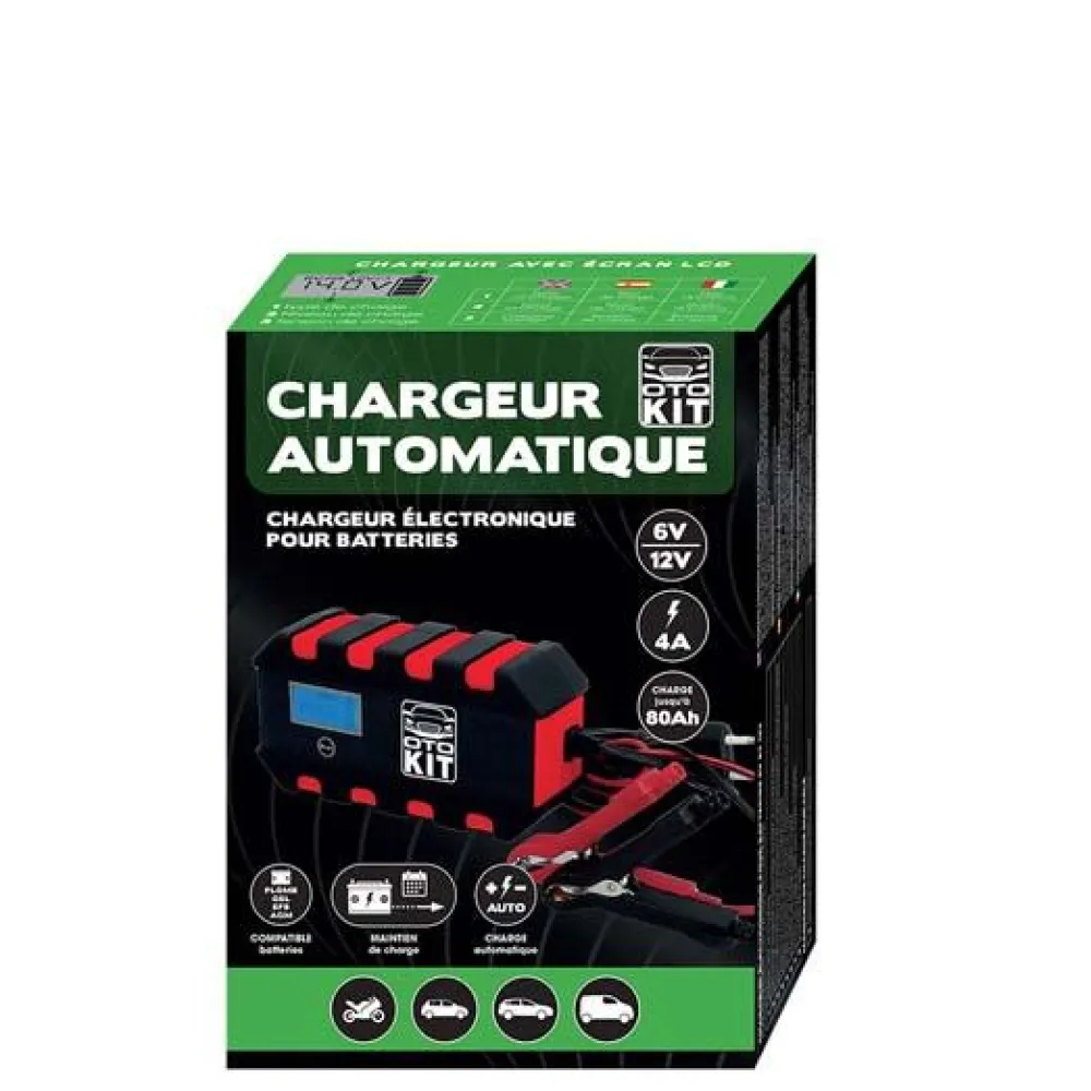 OTOKIT Chargeur automatique 6/12V 4A -