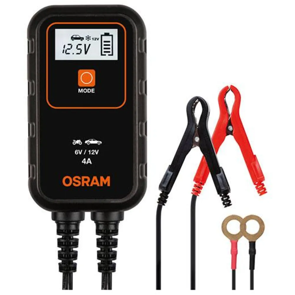 AUTOBACS Chargeur Batterie Hiver 12 volts 4A - OSRAM