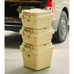 GORDON MILLER Coffre transport empilable 18L Crème -