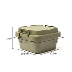 GORDON MILLER Coffre transport empilable 18L Crème -