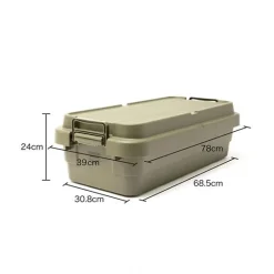 GORDON MILLER Coffre transport empilable 40L Crème -