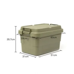 GORDON MILLER Coffre transport empilable 50L Crème -