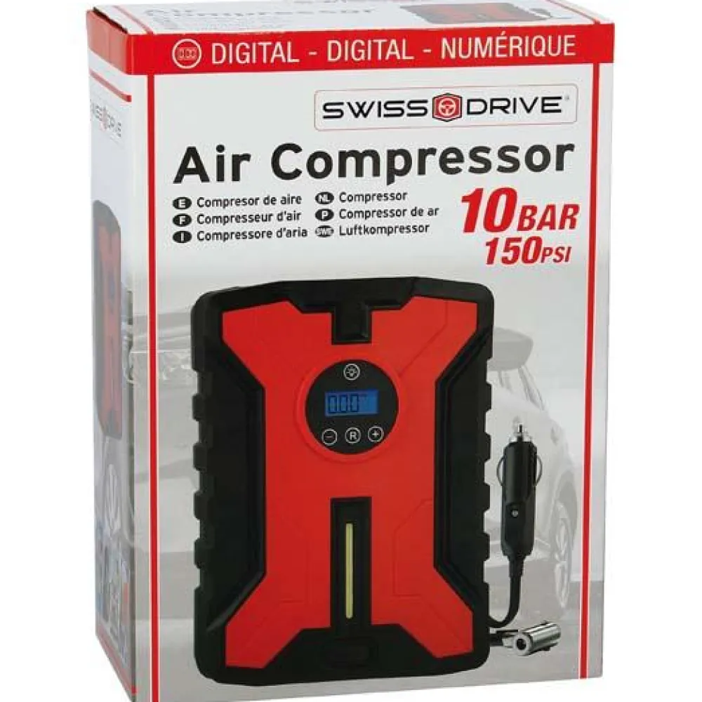 SWISS DRIVE Compresseur 12v/8bar digital sd - SWISSDRIV