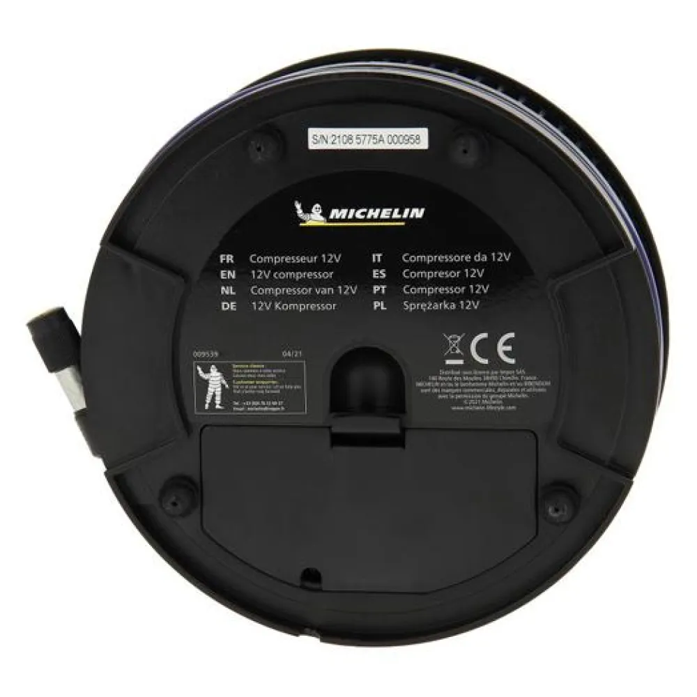MICHELIN Compresseur 12V à manomètre intégré -