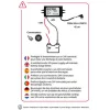 BEEPINGS Convertisseur 24V vers 5V micro USB coudé