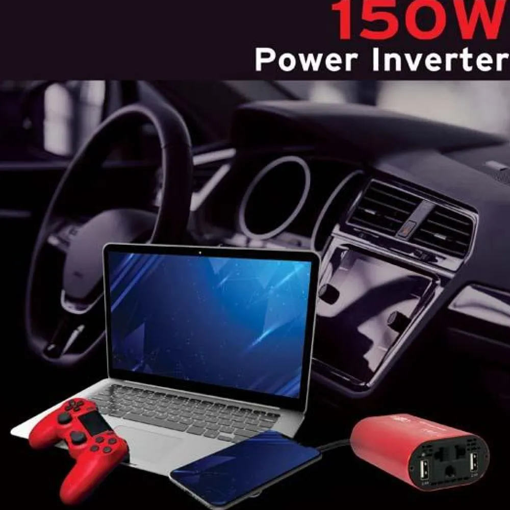 SWISS DRIVE Convertisseur 12v/230v 150w - SWISSDRIV