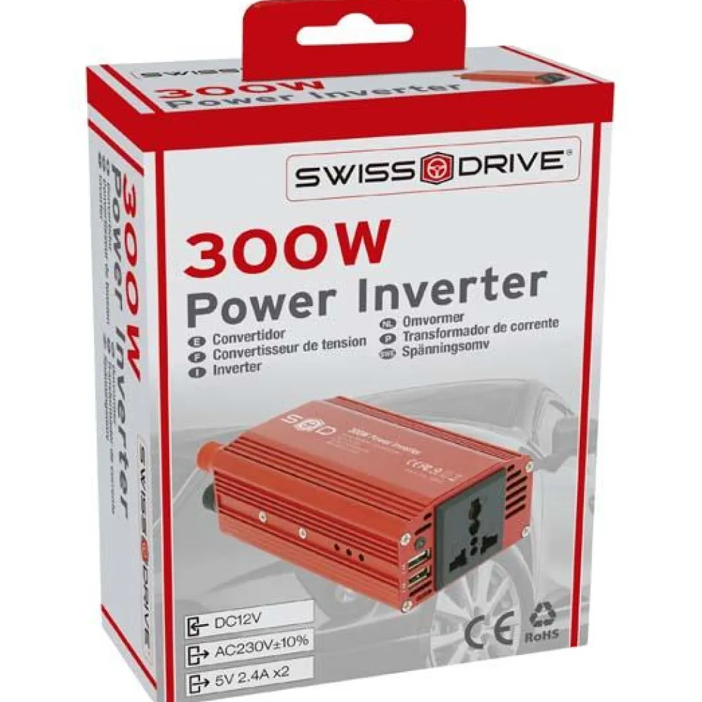 SWISS DRIVE Convertisseur 12v/230v 300w - SWISSDRIV