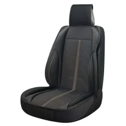 SWISS DRIVE Couvre siege pvc potenza noir/gris fonce - SWISSDRIV