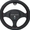 AUTOBACS QUALITY COUVRE-VOLANT CUIR SURP ROUGE -