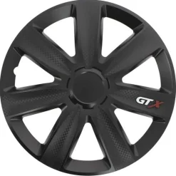 CAR+ 4 enjoliveurs VR 13 pouces Carbone/Noir