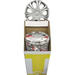 SWISS DRIVE Enjoliveur silver idaho 14 pouces - SWISSDRIV