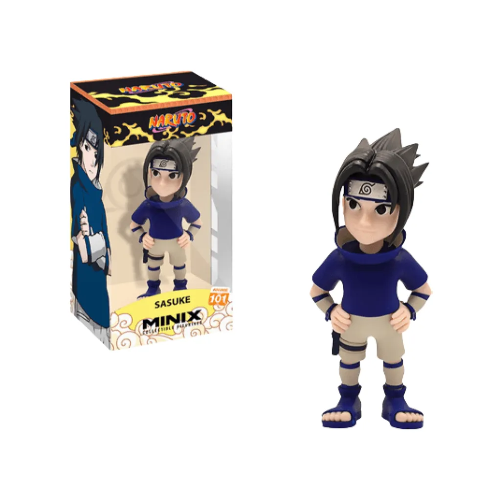Enfant MINIX-FIGURINES Figurine Sasuke Uchiwa 12 cm sous licence officielle Naruto - MINIX