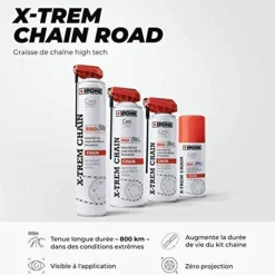 IPONE Graisse de Chaîne Route X-TREM CHAIN ROAD 500ML -