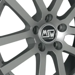 MSW Jante alu 22 GRIS BRILLANT 5.5x14 pouces 4x35 ET63.3