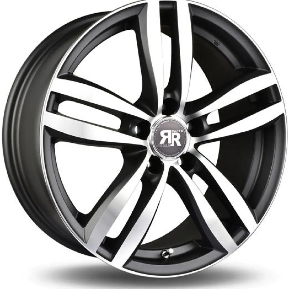 RACER Jante alu TARGET GRIS FACE POLIE 7.5x18 pouces 5x39.5 ET57.1