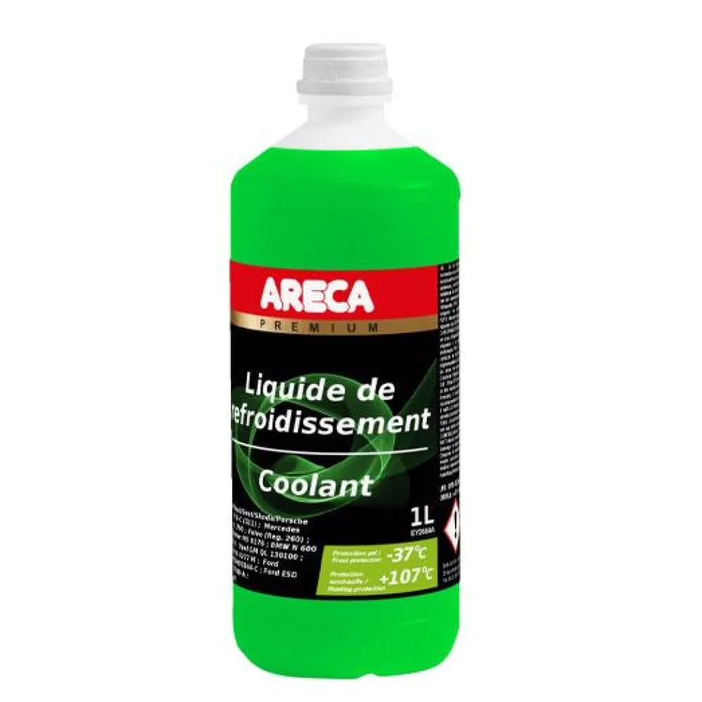 ARECA Liquide de refroidissement fiat alfa iveco bmw mb -37 vert 1l - PREM
