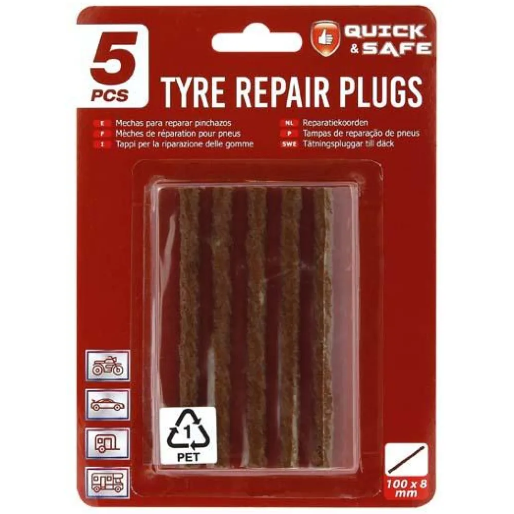SUMEX Lot 5 meches 8mm rep tubeless -