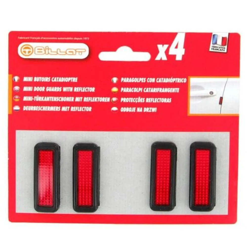 BILLAT 4 MINI CATADIOPTRES NOIRS