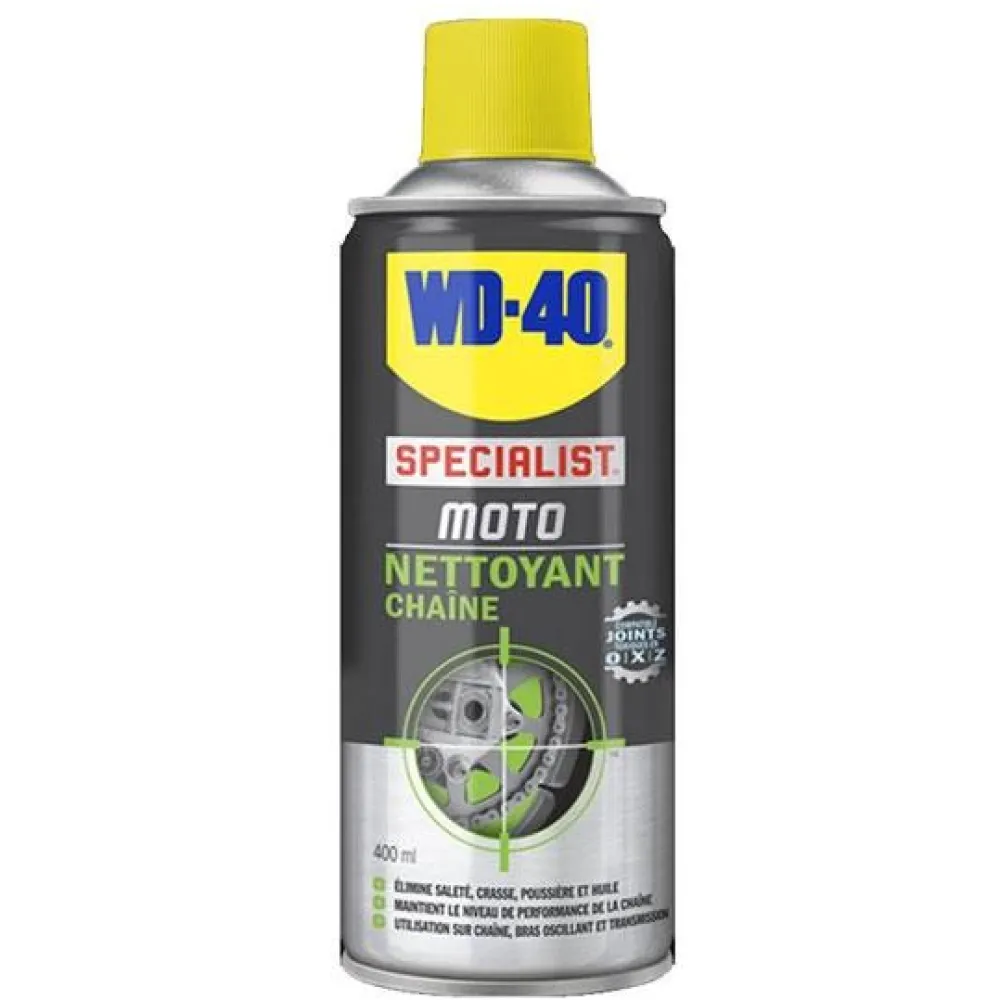 WD40 NETTOYANT CHAINE 400ML - SPRAY33798 -