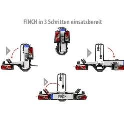 EUFAB Porte-vélos Finch - 2 vélos