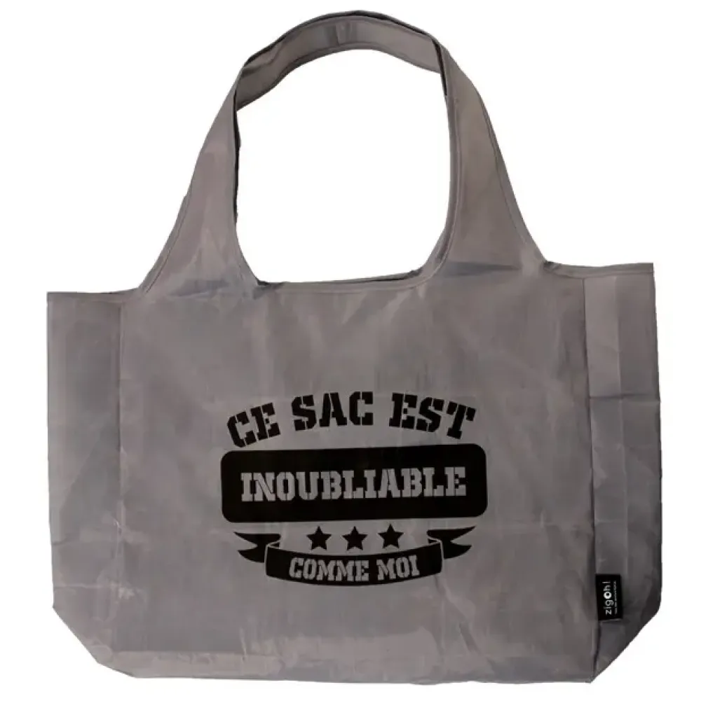 ZIGOH! SAC PLIABLE GRIS - ZIG370INOUÂ GRIS - ZIGOH