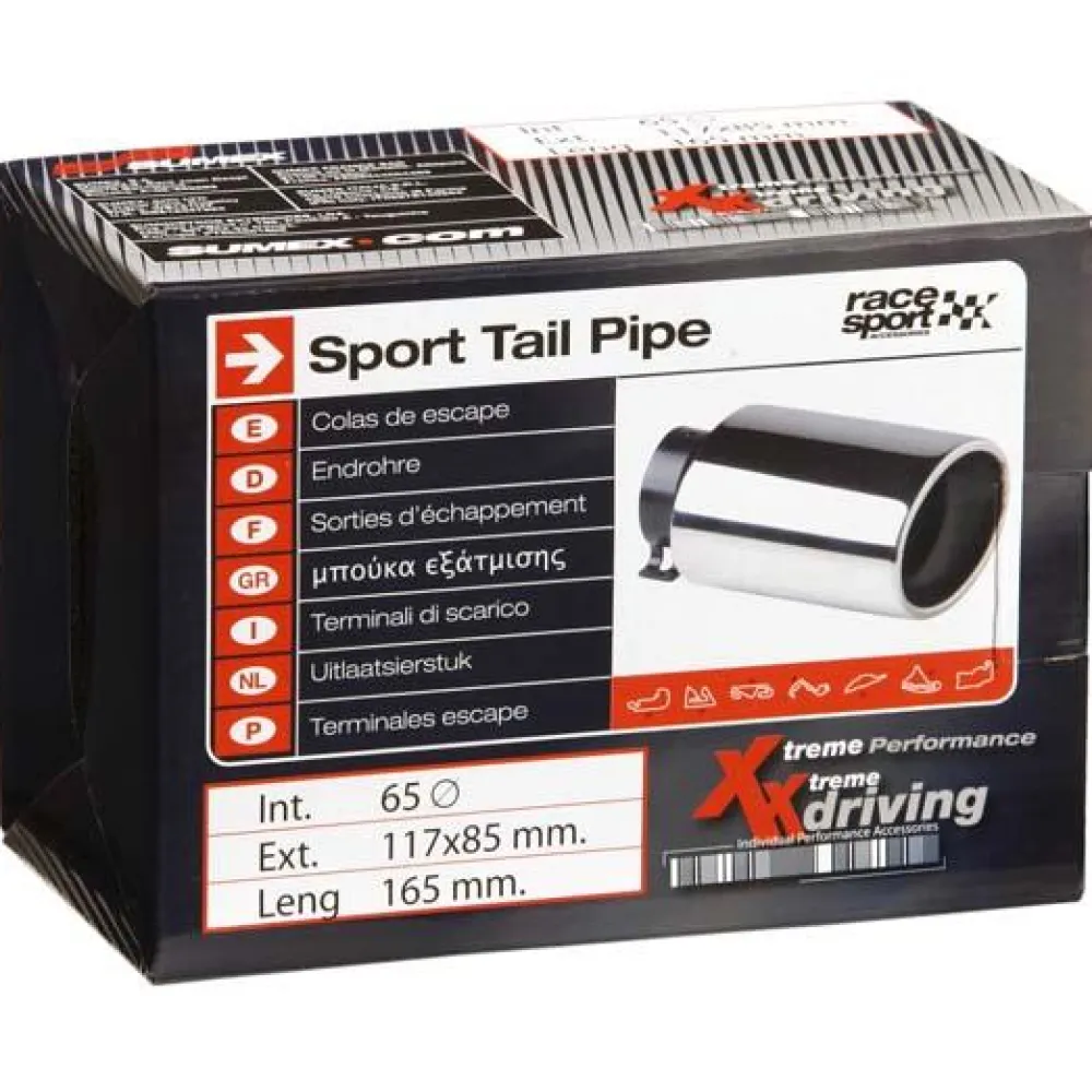 RACESPORT Sortie echappement oval -