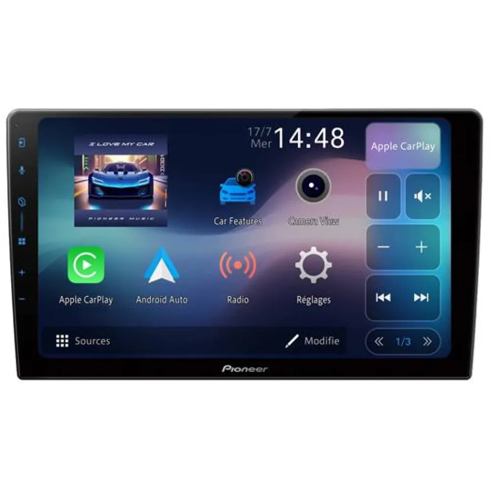 PIONEER Tablette multimedia 9'' AR CarPlay Perfect Fit -